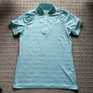 Sport Haley Womens Size XS Top Golf Polo Shirt Blue White Striped‎ Outdoor